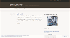 Desktop Screenshot of brydarcomputer.wordpress.com