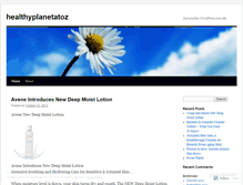 Tablet Screenshot of healthyplanetatoz.wordpress.com