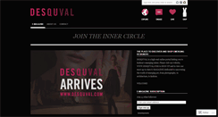 Desktop Screenshot of desquval.wordpress.com