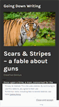 Mobile Screenshot of goingdownwriting.wordpress.com