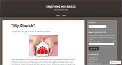 Desktop Screenshot of enjoyinghisgrace.wordpress.com