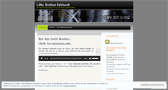 Desktop Screenshot of littlebrotherhoerbuch.wordpress.com