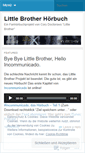 Mobile Screenshot of littlebrotherhoerbuch.wordpress.com