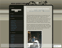 Tablet Screenshot of meanqueen.wordpress.com