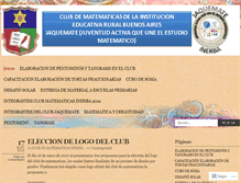 Tablet Screenshot of clubmatematicasinerba.wordpress.com