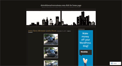 Desktop Screenshot of detroitdownrivercustoms.wordpress.com