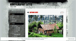 Desktop Screenshot of kunyilkuprit.wordpress.com