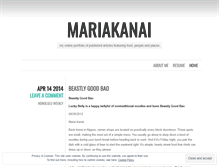 Tablet Screenshot of mariakanai.wordpress.com