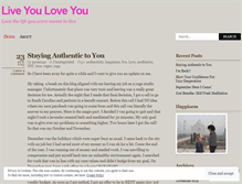 Tablet Screenshot of liveyouloveyou.wordpress.com