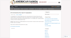 Desktop Screenshot of amsamoabar.wordpress.com