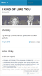 Mobile Screenshot of ikindoflikeyou.wordpress.com