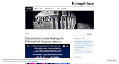 Desktop Screenshot of livingablaze.wordpress.com
