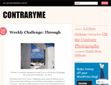 Tablet Screenshot of contraryme.wordpress.com