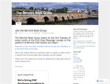 Tablet Screenshot of berwickbookgroup.wordpress.com