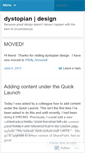 Mobile Screenshot of dystopiandesign.wordpress.com