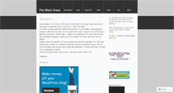 Desktop Screenshot of blackdressproject.wordpress.com