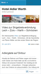 Mobile Screenshot of hoteladlerwarth.wordpress.com