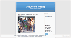 Desktop Screenshot of guzunder.wordpress.com