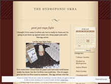 Tablet Screenshot of hydroponicokra.wordpress.com