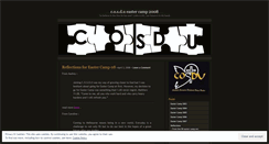 Desktop Screenshot of eastercamp2008.wordpress.com