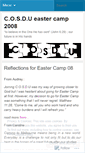 Mobile Screenshot of eastercamp2008.wordpress.com