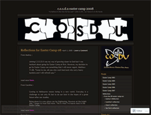 Tablet Screenshot of eastercamp2008.wordpress.com