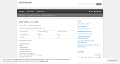Desktop Screenshot of panyindangan.wordpress.com