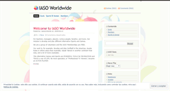 Desktop Screenshot of iasoworldwide.wordpress.com