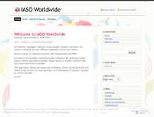 Tablet Screenshot of iasoworldwide.wordpress.com