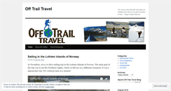Desktop Screenshot of offtrailtravel.wordpress.com