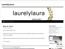 Tablet Screenshot of laurelylaura.wordpress.com