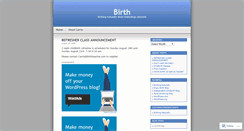 Desktop Screenshot of birthingnaturally.wordpress.com