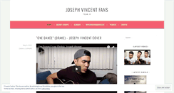Desktop Screenshot of josephvincentfans.wordpress.com
