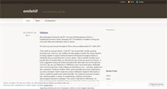 Desktop Screenshot of emilehlf.wordpress.com