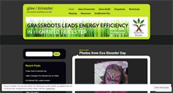 Desktop Screenshot of gleebicester.wordpress.com