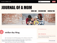 Tablet Screenshot of journalofamom.wordpress.com