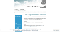 Desktop Screenshot of progettocolomba.wordpress.com