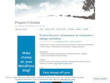 Tablet Screenshot of progettocolomba.wordpress.com