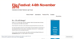 Desktop Screenshot of flipfestivalblog.wordpress.com