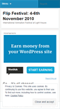 Mobile Screenshot of flipfestivalblog.wordpress.com