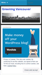 Mobile Screenshot of greeningvancouver.wordpress.com