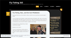 Desktop Screenshot of flyfishing365.wordpress.com