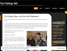 Tablet Screenshot of flyfishing365.wordpress.com