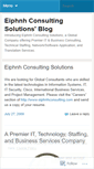 Mobile Screenshot of eiphnhconsulting.wordpress.com