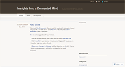 Desktop Screenshot of dawnlogan.wordpress.com