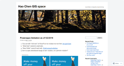 Desktop Screenshot of chenhaoyork.wordpress.com