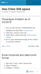 Mobile Screenshot of chenhaoyork.wordpress.com