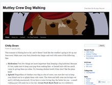 Tablet Screenshot of muttleycrewdogwalking.wordpress.com