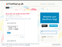 Tablet Screenshot of fredifaarup.wordpress.com