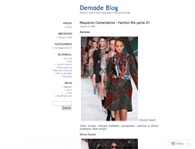 Tablet Screenshot of demodeblog.wordpress.com